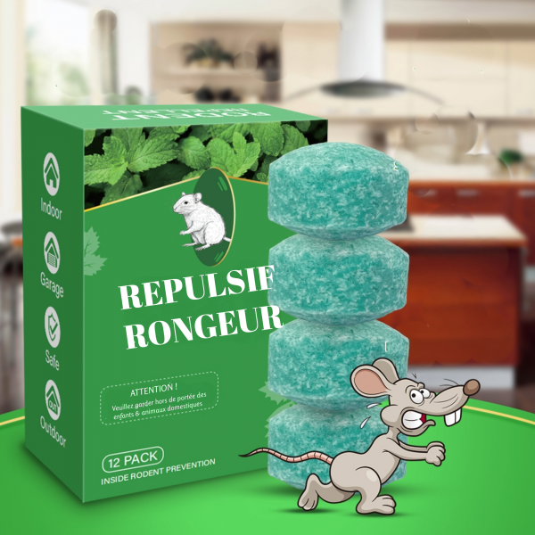 12 Balles x Repulsif Souris, Anti Souris, Anti Moustique, Répulsif Fourmi Anti Araignée Cafard Contre Les Souris Mieux Que Le Répulsif à Ultrasons e Piege a Souris – Image 2